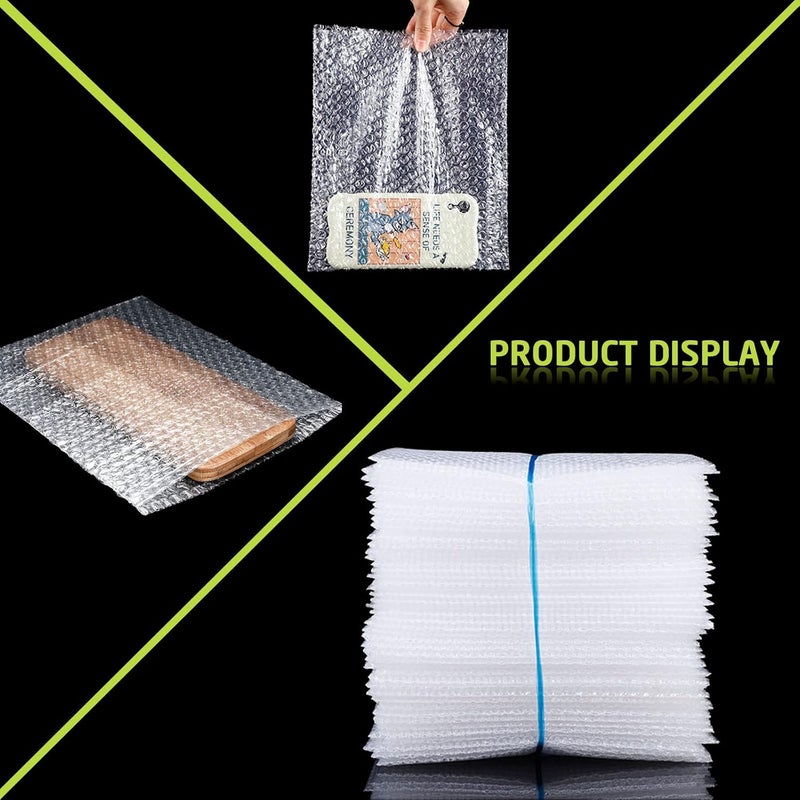 EPHECH 50PCS Clear Bubble Out Bag 12" x 16", Large Bubble Pouches Bags, Double Wall Shockproof Bubble Pouch Wrap Bag, Cushioning Protective Storage Bags for Moving, Shipping, Packing and Storage - Image 5
